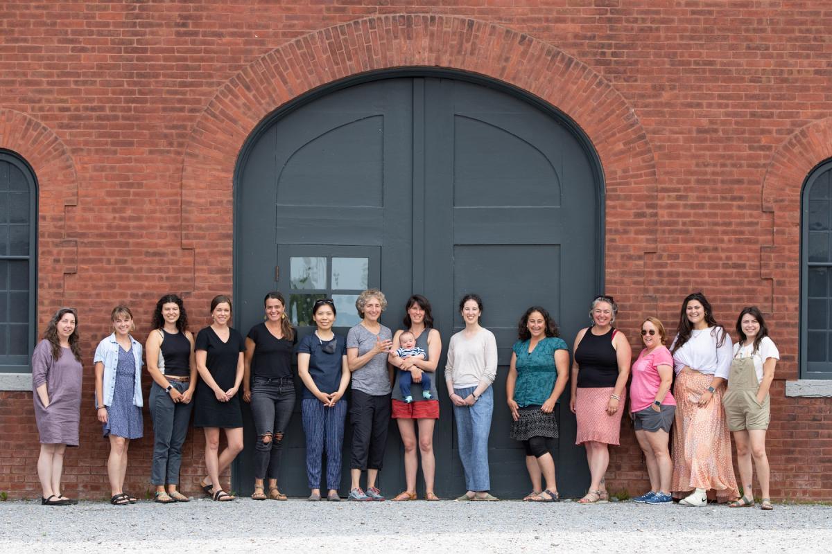 The 2022 adaptation participants gathered from around the country to see the Northeast Farm to School Institute in action. Photo by Sarah Webb. The 2022 adaptation participants gathered from around the country to see the Northeast Farm to School Institute in action. Photo by Sarah Webb.